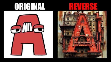 Reverse Alphabet Lore But Like The Building (A-Z...)❤️ | Alphabet Lore Meme Animation | TD Rainbow