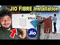 Finally    jio fiber installation in our village  total cost