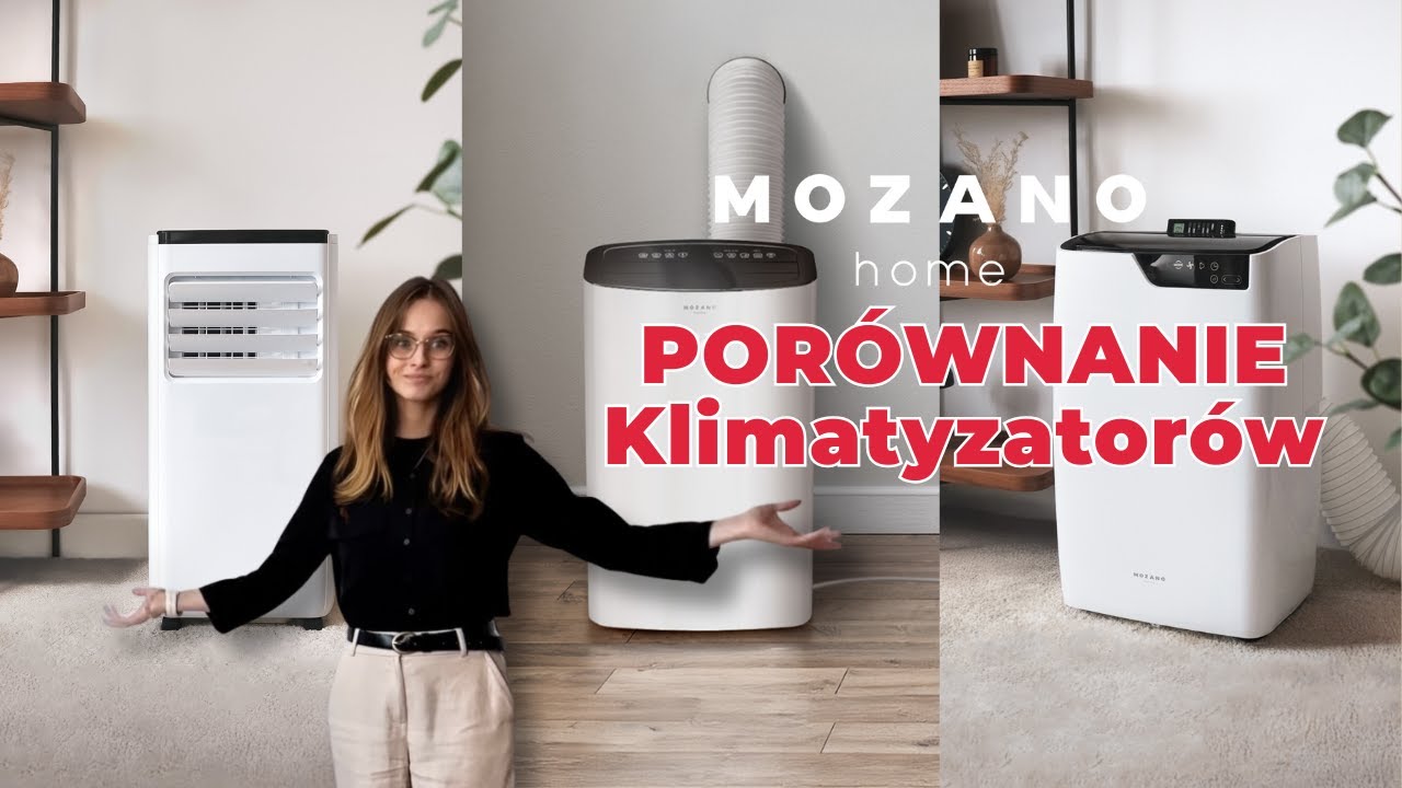 Klimatyzatory przenośne MOZANO home/Porównanie 3 modeli/Arctic Breeze/Arctic Flow/Arctic Xperience
