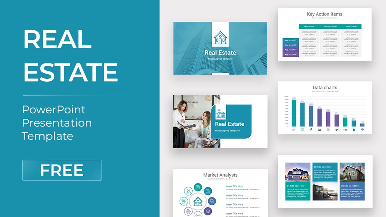Real Estate PowerPoint Template Free Download - Nulivo Market - YouTube