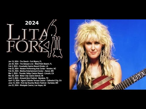 Lita Ford 2024 tour announcement and new album update!