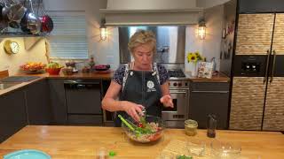 Mediterranean Farro and White Bean Salad with Lemon Dijon Dressing