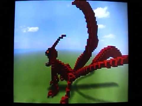 naruto kyubi minecraft castleminer 3d art - YouTube naruto kyubi minecraft castleminer 3d art - YouTube