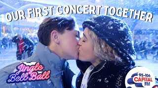 the reality of a british concert! Lesbian Couple at Capital's Jingle Bell Ball ft. bluenbroke