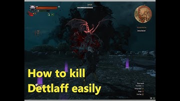 The Witcher 3 How to kill Dettlaff easily.