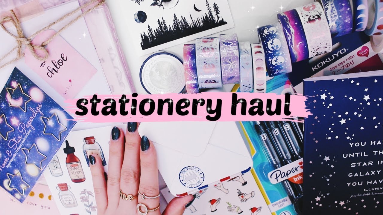 stationery haul // washi tape, (so many) stickers, phomemo & more