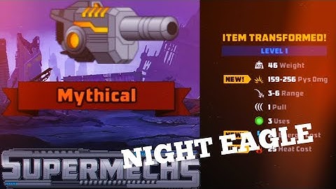 Testing Mythical Night Eagle! + Replay Battle | Super Mechs