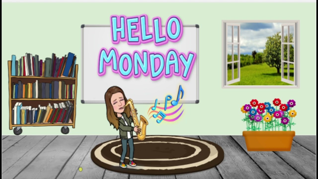 CIRCLE TIME SONG: Transition song / Sing about Monday / Kids Music /