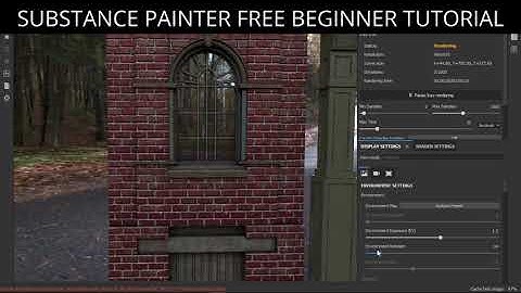 SUBSTANCE PAINTER FREE BEGINNER TUTORIAL 2021 |LINK IN DESCRIPTION