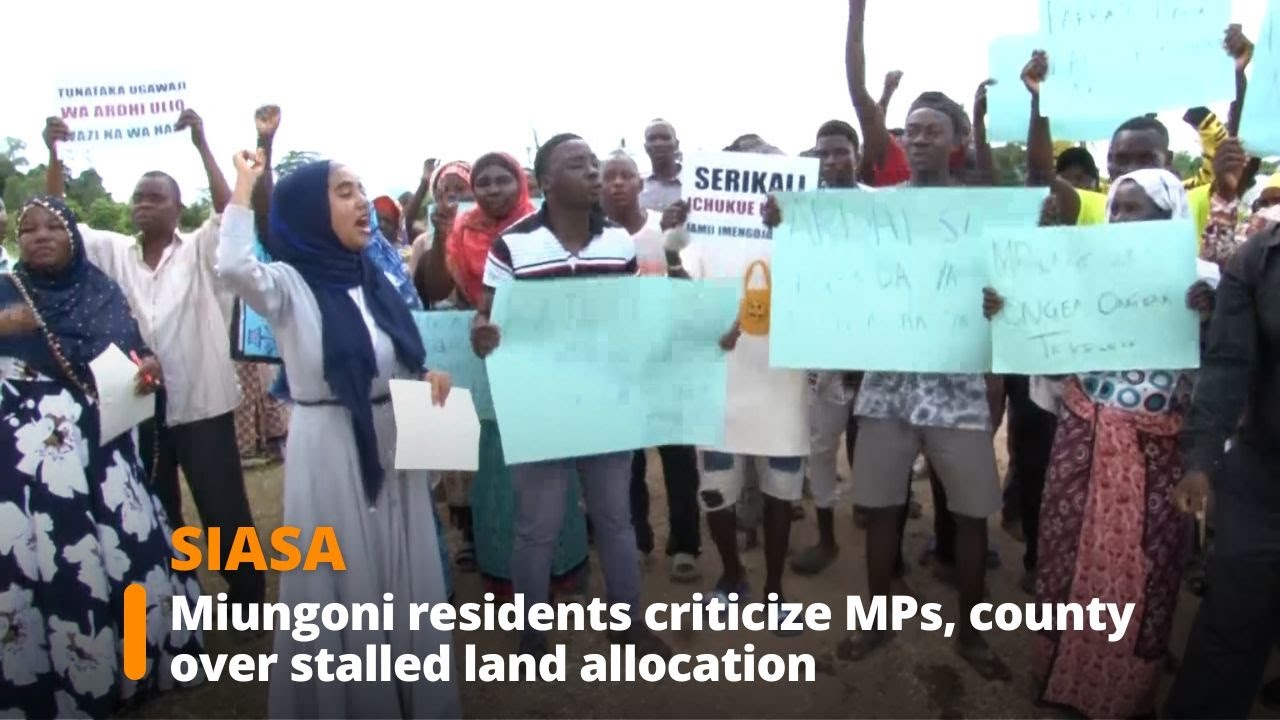 Miungoni residents demand implementation of 2024 land petition