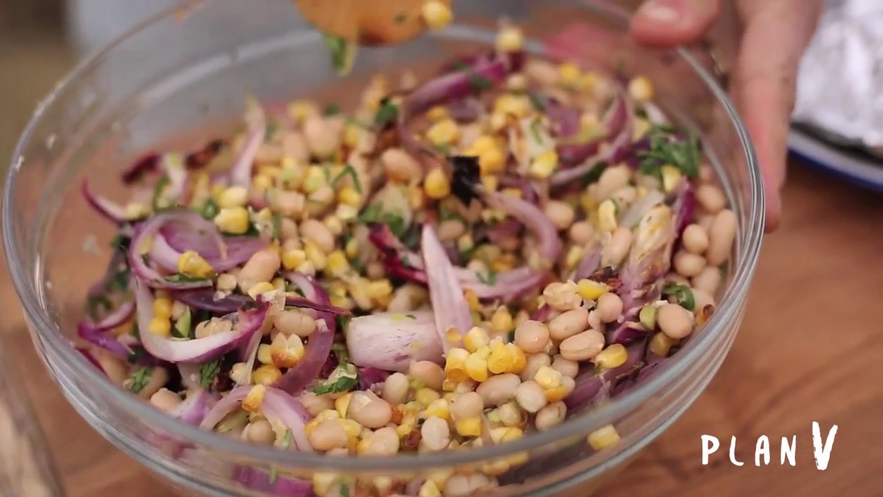 Especial Fiestas Patrias: brochetas veggies, ensalada de porotos y entrañas - YouTube