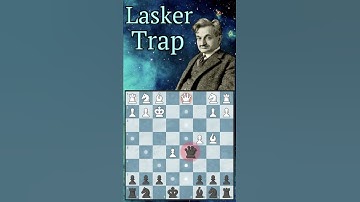 KNIGHT UNDERPROMOTION ON MOVE 7 - The Lasker Trap #shorts #chess