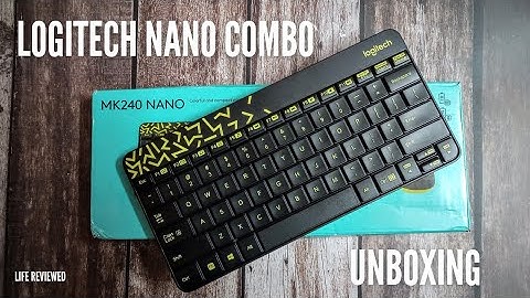 Logitech MK240 Nano Wireless Keyboard and Mouse Combo Unboxing & First Impression