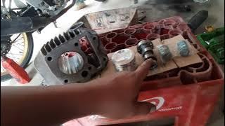 Paket hemat bore up supra x 125 / karisma 140cc dan apa saja yang harus di rubah