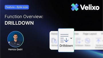 Velixo Feature Byte-size : Drilldown