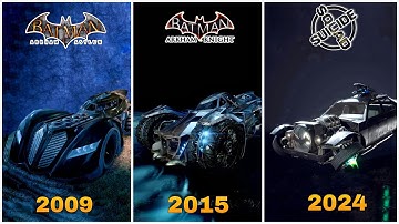 EVOLUTION OF BATMOBILE IN BATMAN ARKHAM GAMES