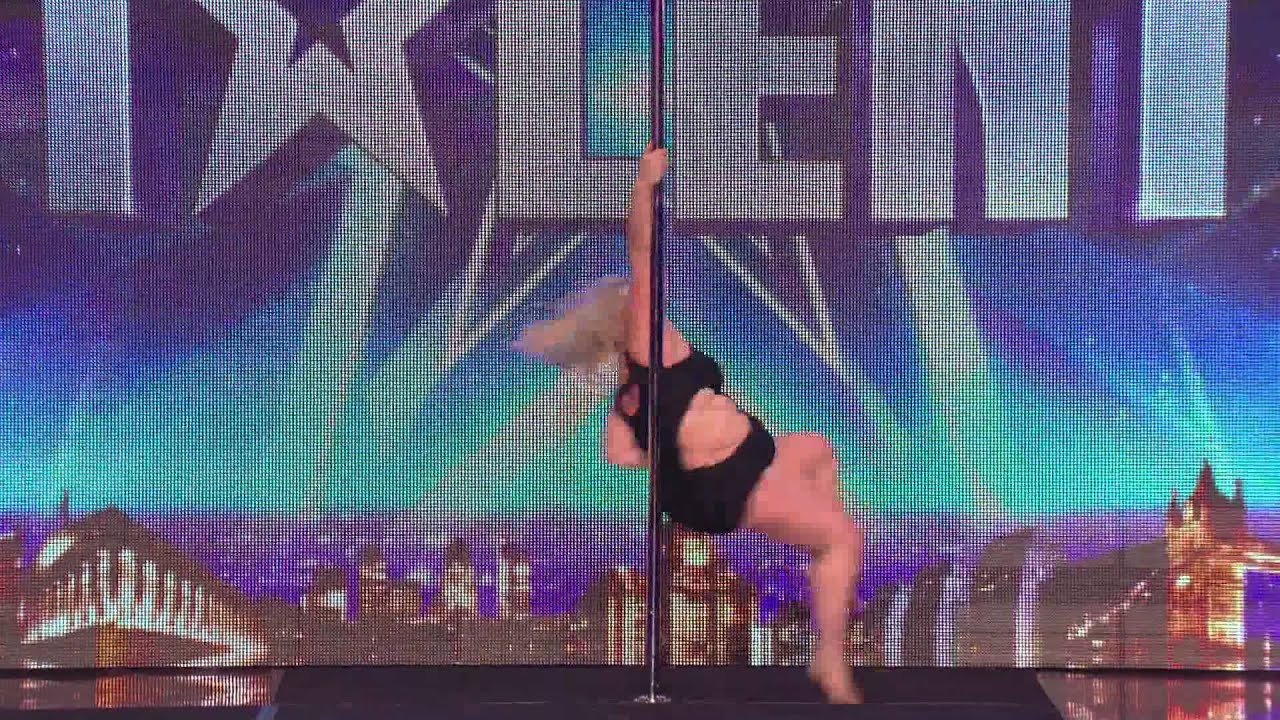 A pole-dancing masterclass from Emma Haslam | Britain&#39;s Got Talent 2014 - YouTube