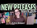 25 New Book Releases You NEED to Read in March 2026 | Thrillers, Romance, Horror & More