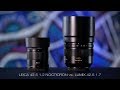 Leica 42.5 1.2 Nocticron vs Panasonic Lumix 42.5 1.7