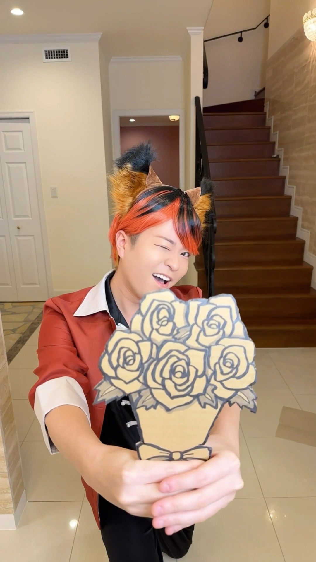 SEDUCE WITH A BOUQUET OF CARDBOARD！#asmr