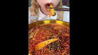 Spicy Tripe & Dried Mustard Greens Mukbang 🌶️🔥 | Ultimate Late Night Food Cravings