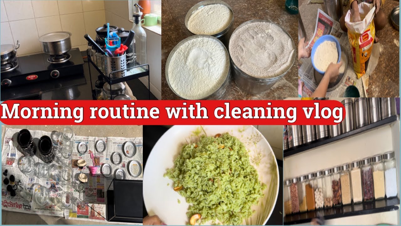 Morning routine /kitchen cleaning vlog /daily routine /lifestyle blogs ...