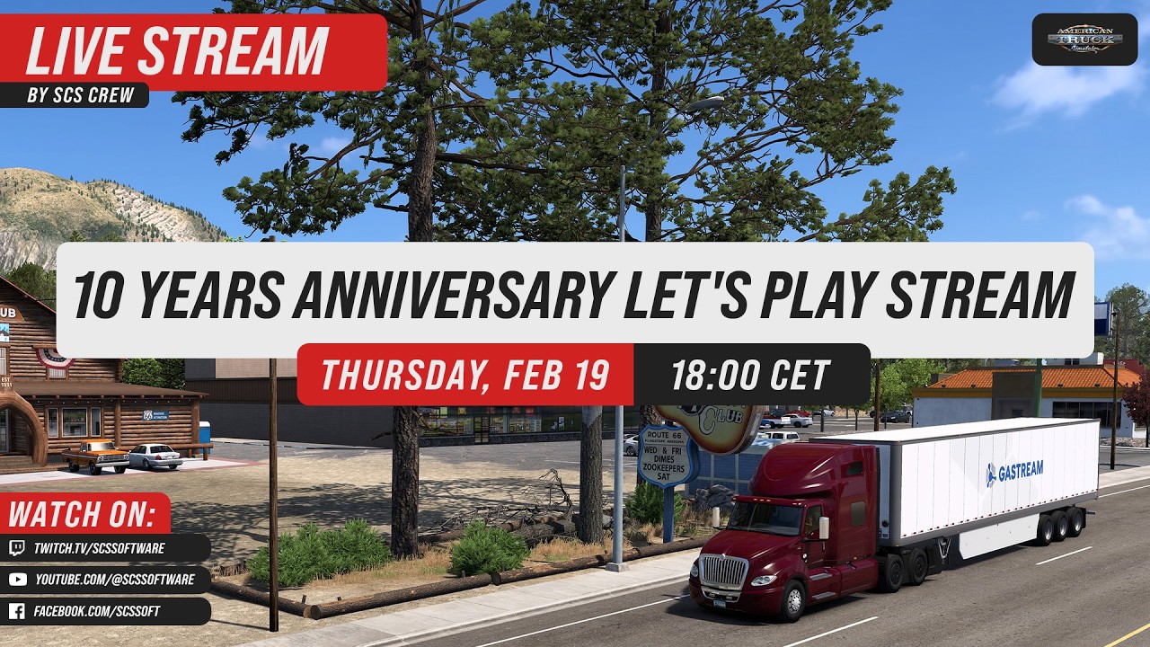 10th Anniversary of ATS! | Let's Play American Truck Simulator Episode 77 🚛