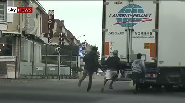 Scrambling onto trucks for a better life