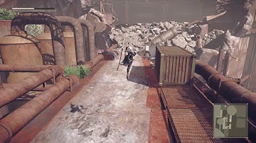 NieR Automata DEMO - Longer Jump