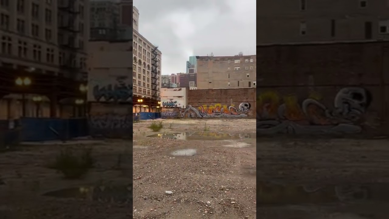 Failed Chicago Construction Site - Where Is Development? - Wabash and Van Buren