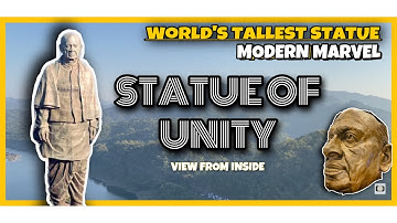 STATUE OF UNITY ! Full view from Inside - Dam visit - Jungle Safari | Ahmedabad to Unity Train 🚊