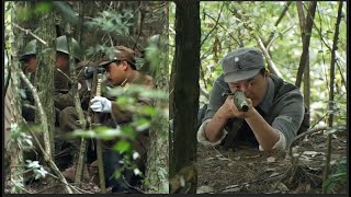 The sharpshooter sneaked into the back the Japanese army to shoot the Japanese officers