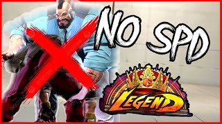 Can I reach LEGEND without SPD on ZANGIEF?