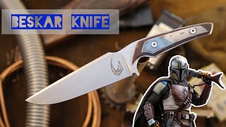 Mandalorian Beskar Knife - Harpia Knife Making