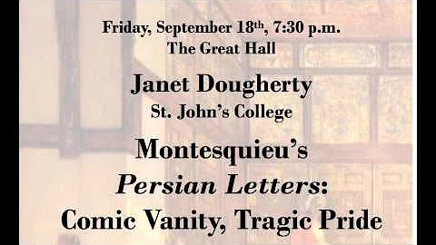 "Montesquieu's Persian Letters: Comic Vanity, Trag...
