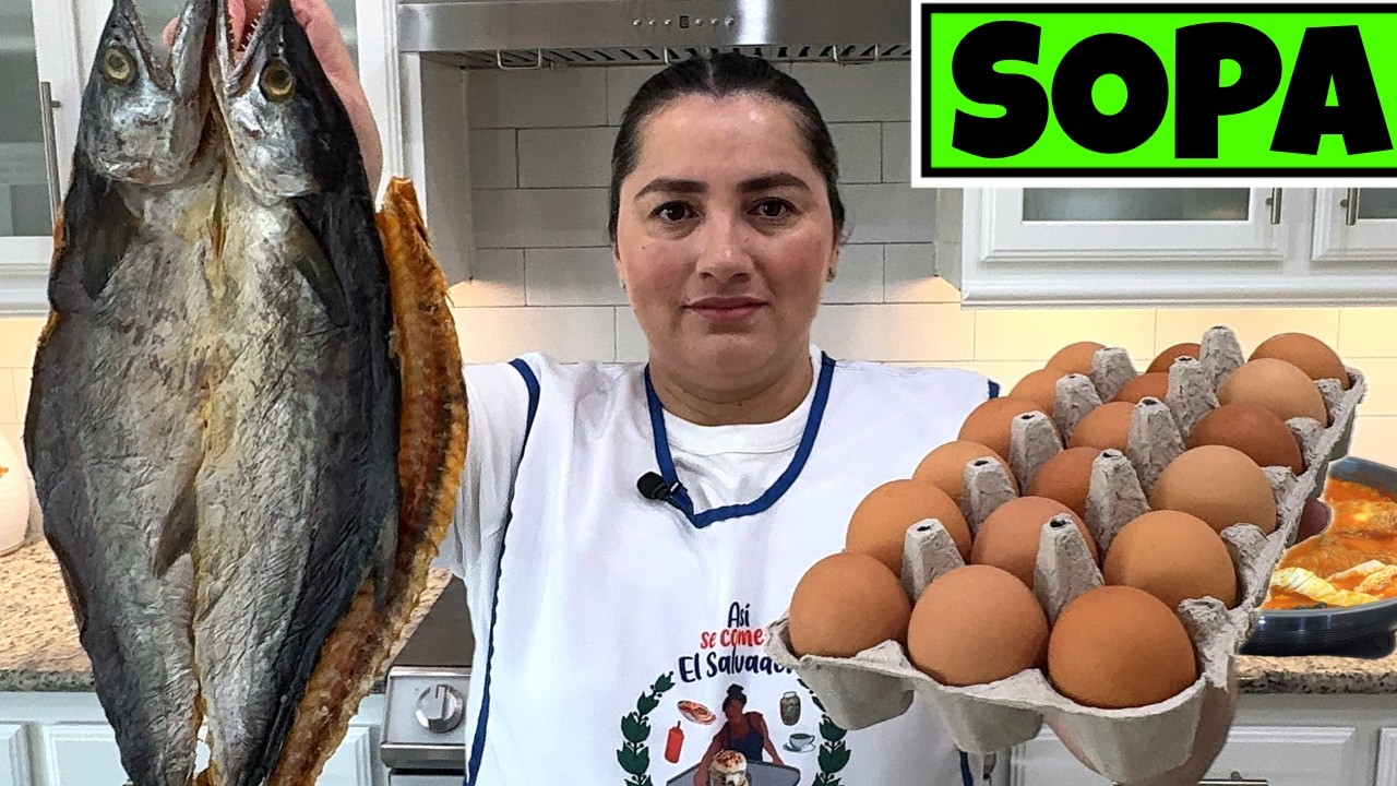 Sopa de tortas de pescado - para **SEMANA SANTA**