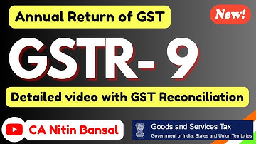 GSTR 9 filing step by step | GSTR 9 annual return 2024-25 | GST Annual Return filing