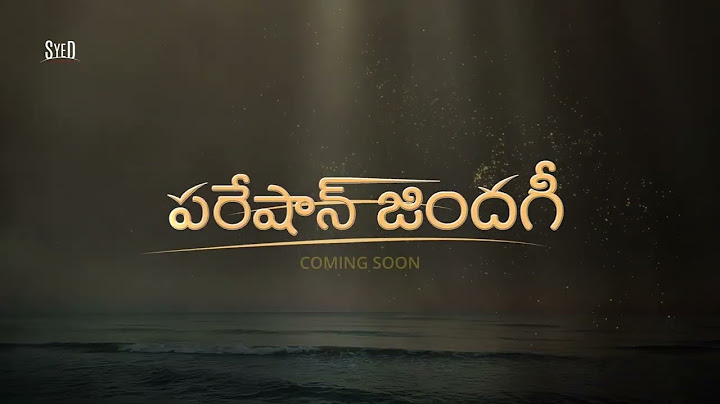 PARESHAAN ZINDAGI | SYED STUDIOS | WEBSERIES | TELUGU ​⁠| @SyedStudioss  Sameera Sherief