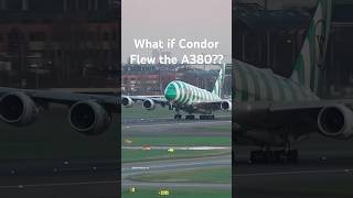 What If Condor Airlines Flew the A380?✈️ (AI Render) What If Condor Airlines Flew the A380?✈️ (AI Render)