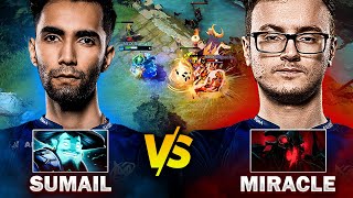 Miracle- vs SumaiL - Legends on Mid Battle - Shadow Fiend vs Storm Spirit - EPIC Dota 2