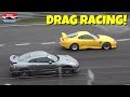 JDM Cars Drag Racing 2017! - BURNOUTS & Launch Controls!