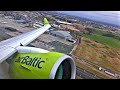 Air Baltic A220-300 Take Off from Riga Airport, RIX