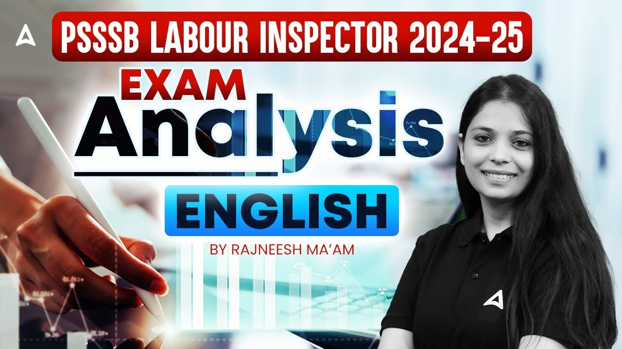 PSSSB Labour Inspector Exam Analysis | Labour Inspector English Exam Analysis | by Rajneesh maam