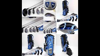 RH Callaway XJ Series Junior 7 Golf Club Set +Golf Bag - Blue