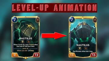 Nautilus level-up animation | Legends of Runeterra
