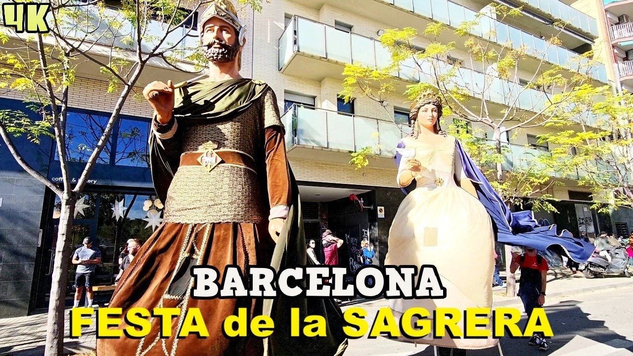 22a ENCUENTRO DE GIGANTES | Fiesta de la Sagrera Barcelona 2025 España 4k