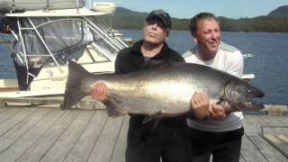 Spring Salmon 76 lbs June 27th Eaglepointe Lodge
