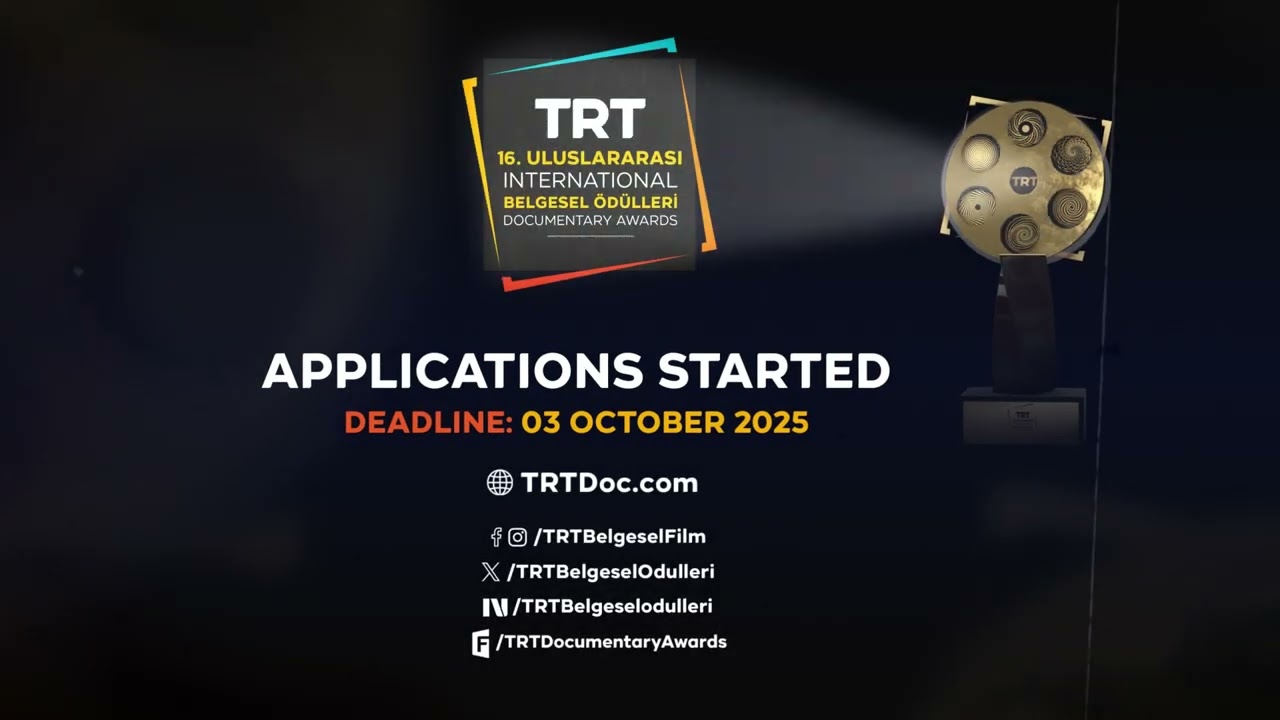 16th TRT International Documentary Awards | Applications Started