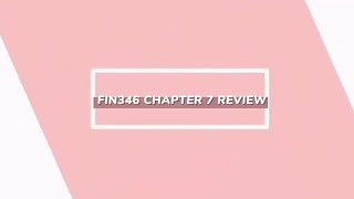 FIN346 CHAPTER 7 (Clearing and Settlement) REVIEW