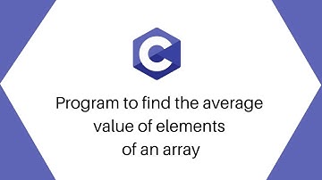 C program to find the average value of elements of an array | Alpha Tech Planet
